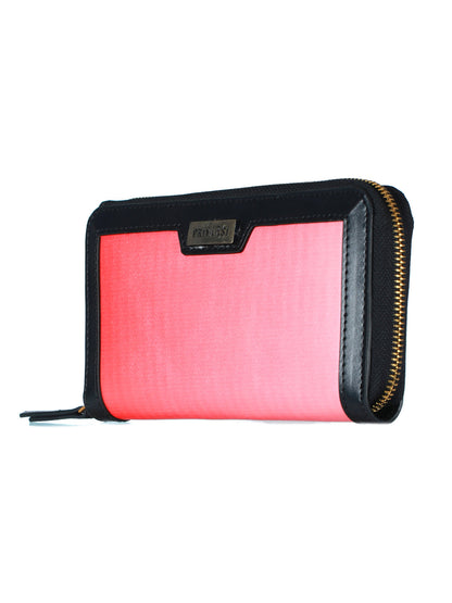 Women's Peach Ombre Solid Chain Wallet - Priyaasi