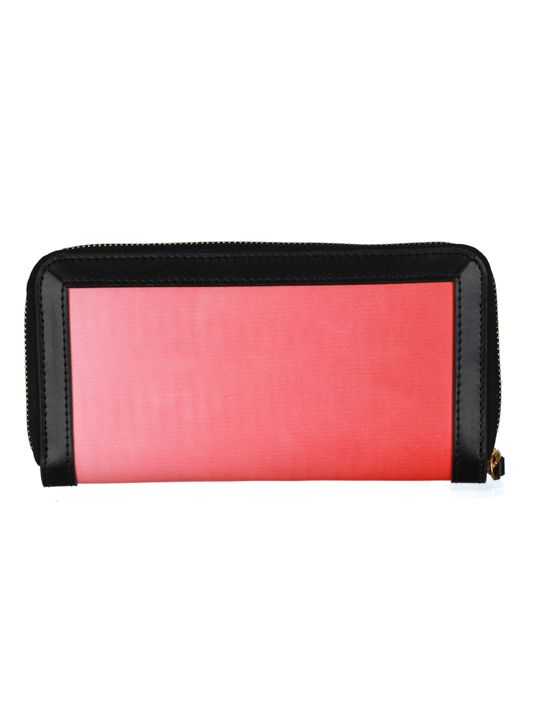 Women's Peach Ombre Solid Chain Wallet - Priyaasi