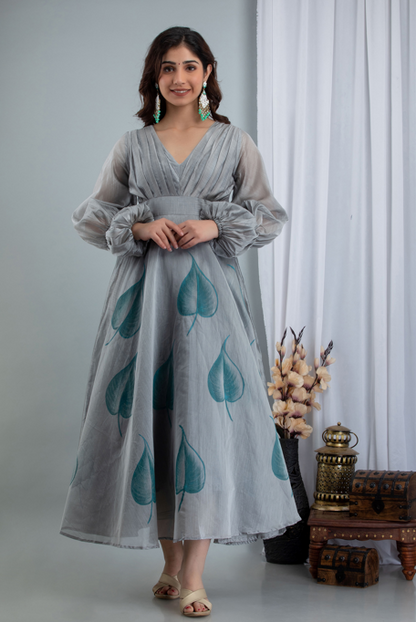 Women's Fannah Hand Painted Styled Gown