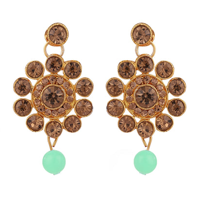 Women's Trending Mint Choker Set With Maang Tikka