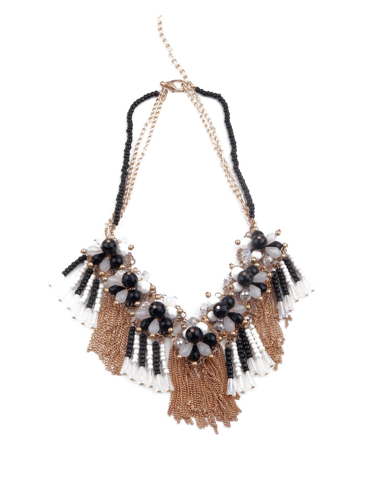 Women's Boho Multicoloured Gorgeous Designer Necklace - Odette