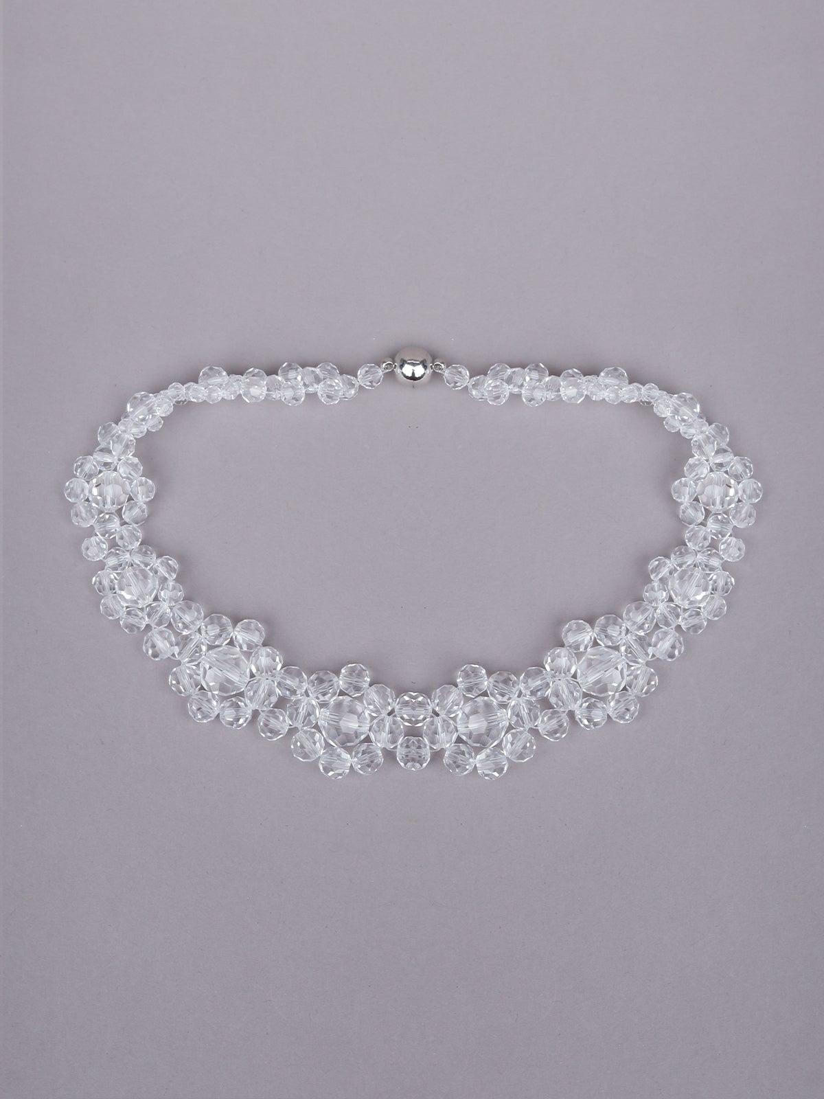 Women's Cute Transparent Floral Choker - Odette