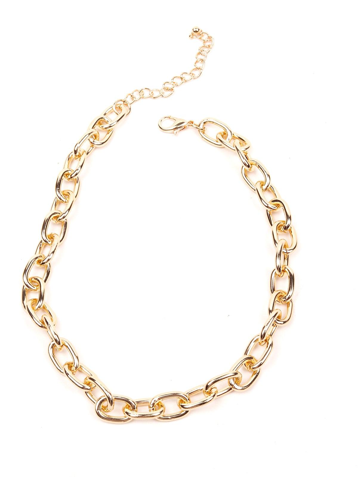 Women's Double Layered Gold-Tone Chain - Odette