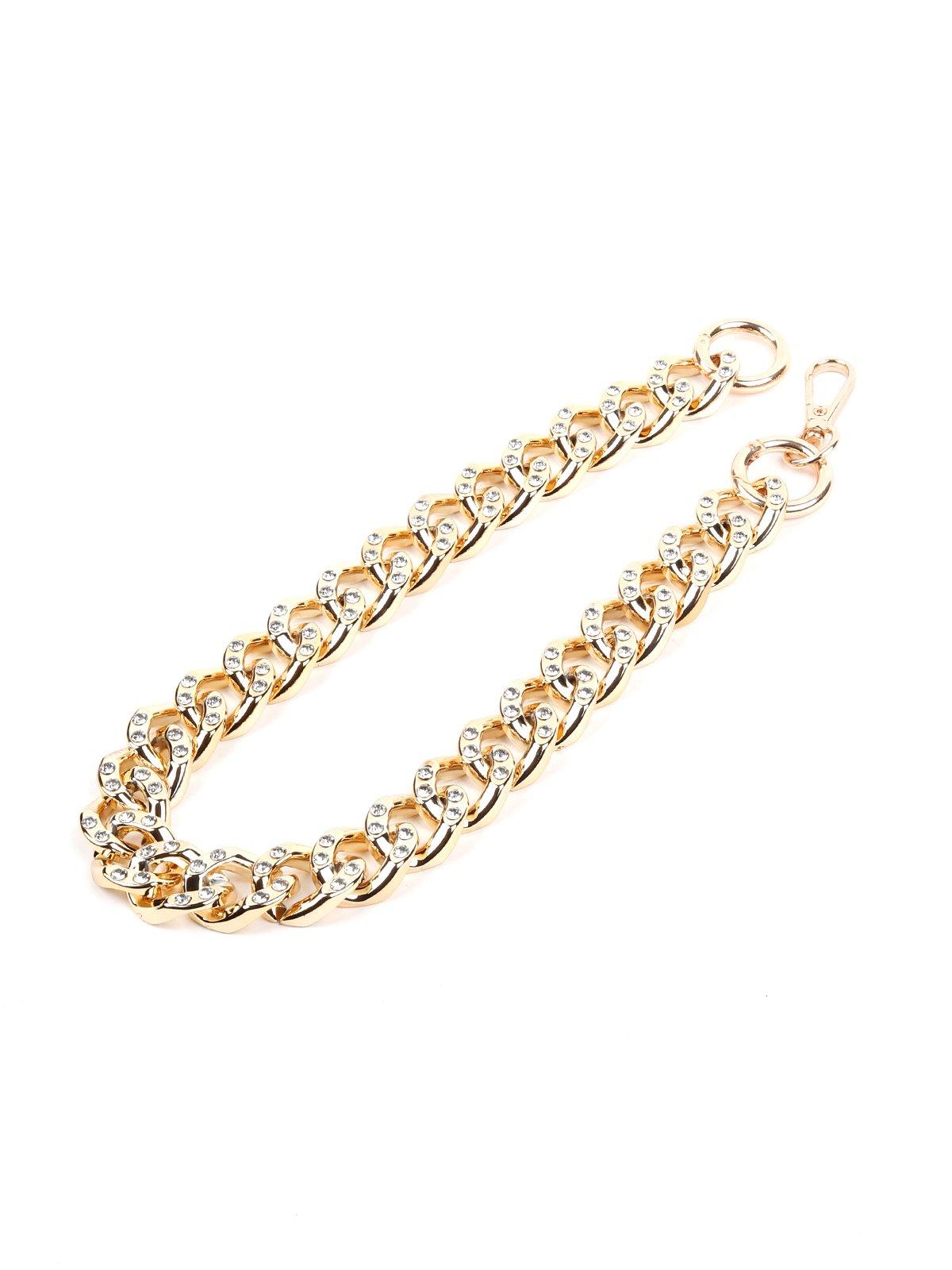 Women's Gold Chunky Interlinked Chain Necklace - Odette