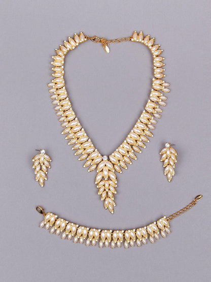 Women's Gold-Tone Royal Necklace Set - Odette