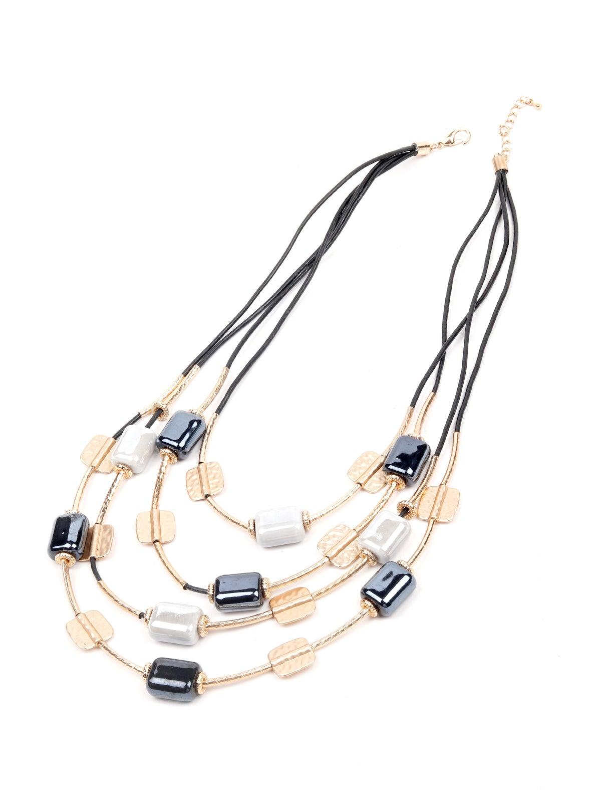 Women's Gold-Tone Stunning Multilayered Necklace - Odette