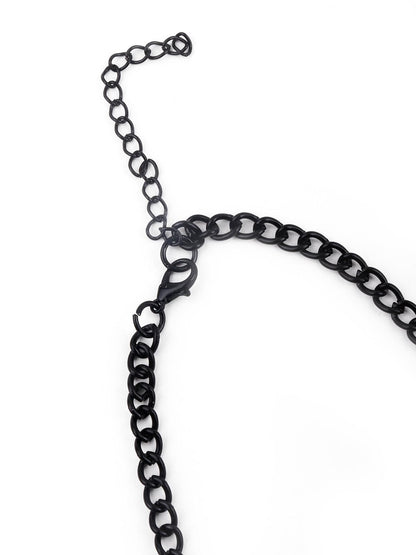 Women's Gorgeous Black Silhouette Necklace For Women - Odette