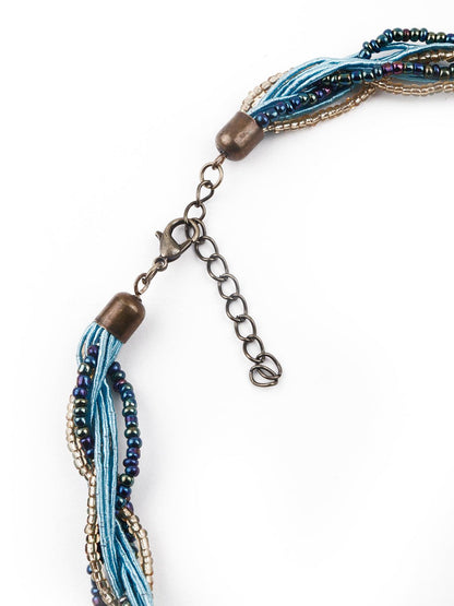 Women's Gorgeous Blue Pendant Necklace - Odette