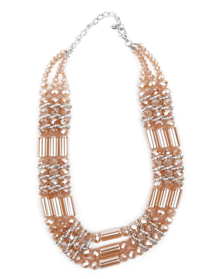 Women's Gorgeous Light Gold Layered Necklace - Odette