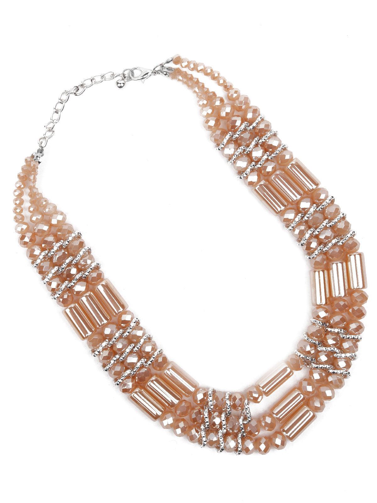 Women's Gorgeous Light Gold Layered Necklace - Odette