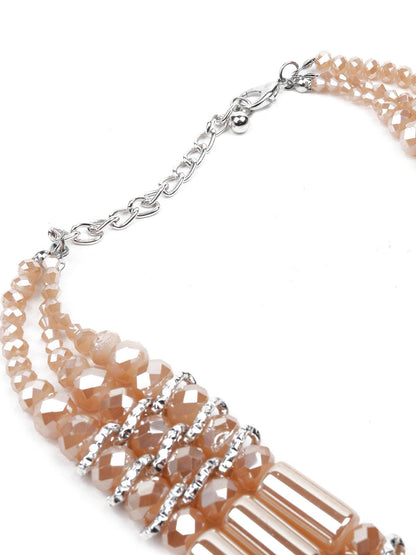 Women's Gorgeous Light Gold Layered Necklace - Odette