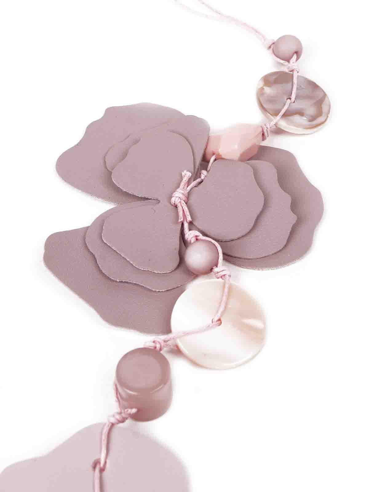 Women's Gorgeous Lilac Embellished Necklace - Odette