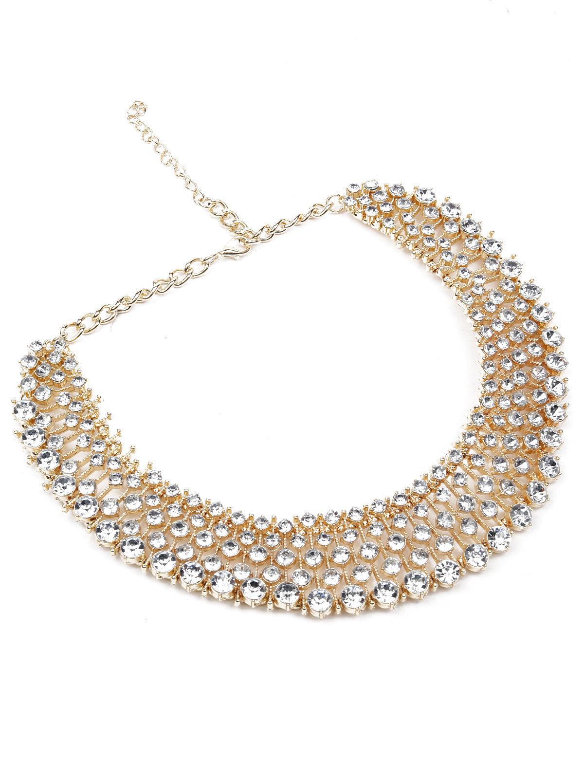 Women's Gorgeous Princess Studded Necklace - Odette