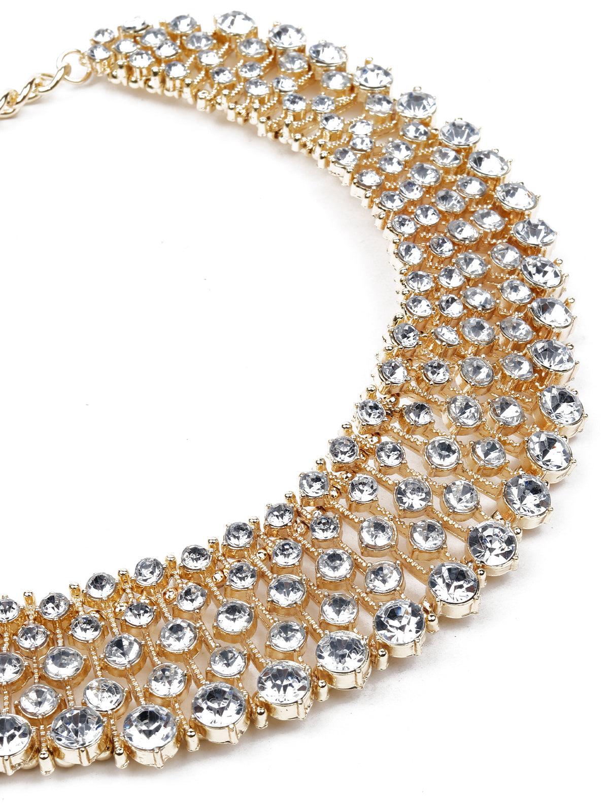 Women's Gorgeous Princess Studded Necklace - Odette