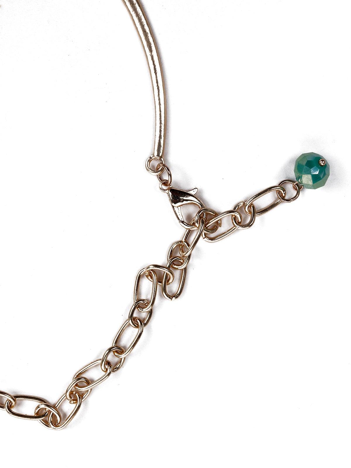 Women's Gorgeous Sea Green Colour Necklace - Odette