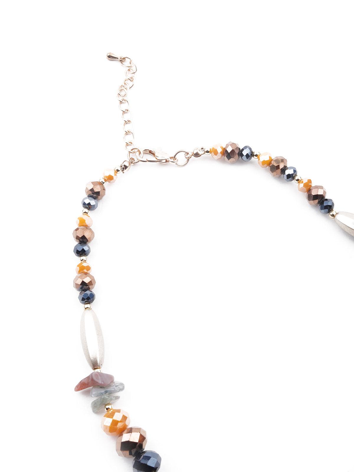 Women's Multicoloured Beachy Layered Necklace - Odette