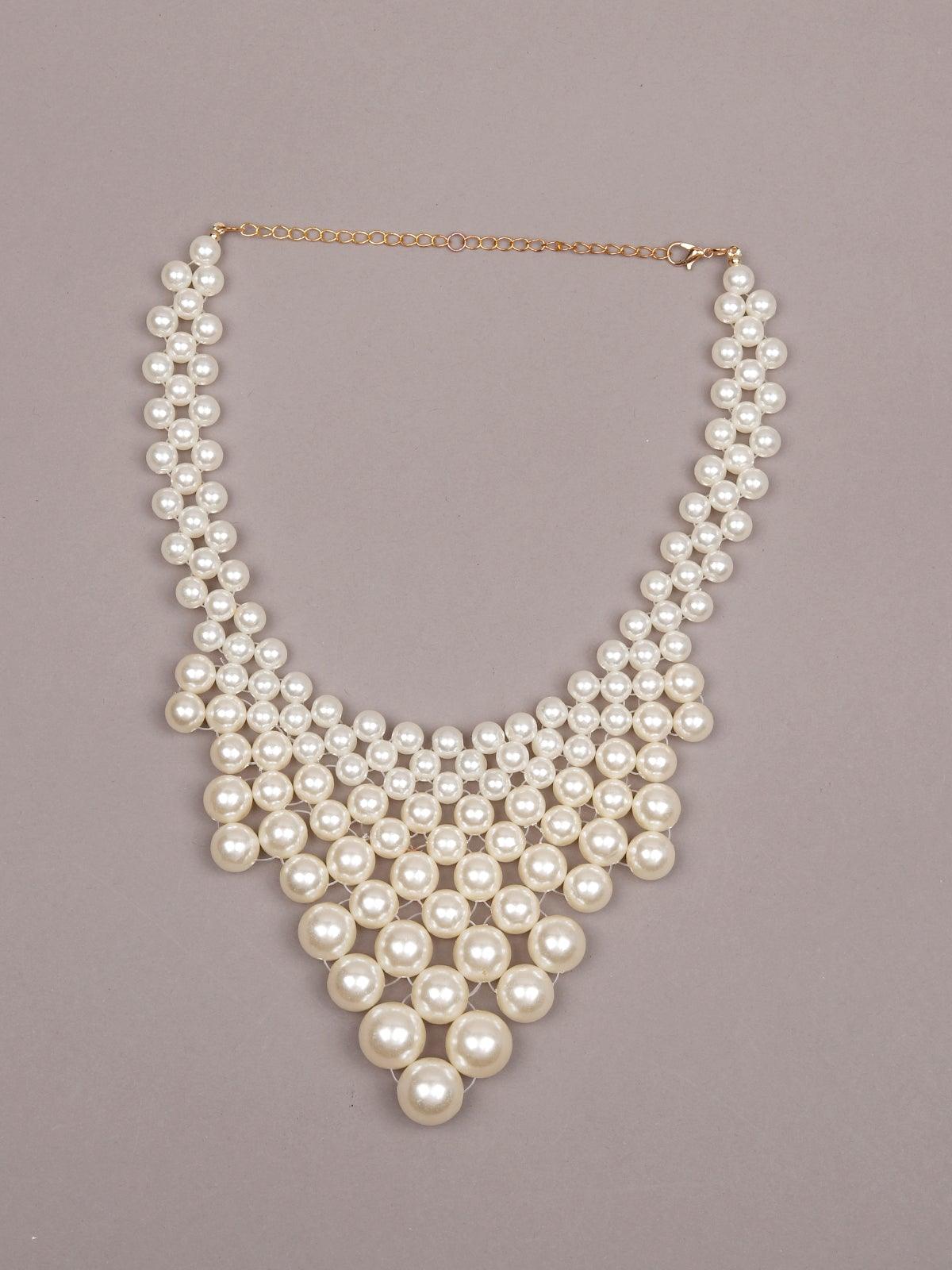 Women's Statement Pearl Necklace - Odette