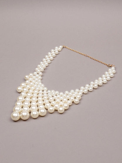 Women's Statement Pearl Necklace - Odette